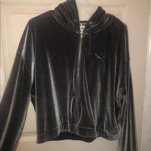 Velvet Hoodie Full Zip  ~PINK Victoria’s Secret~
